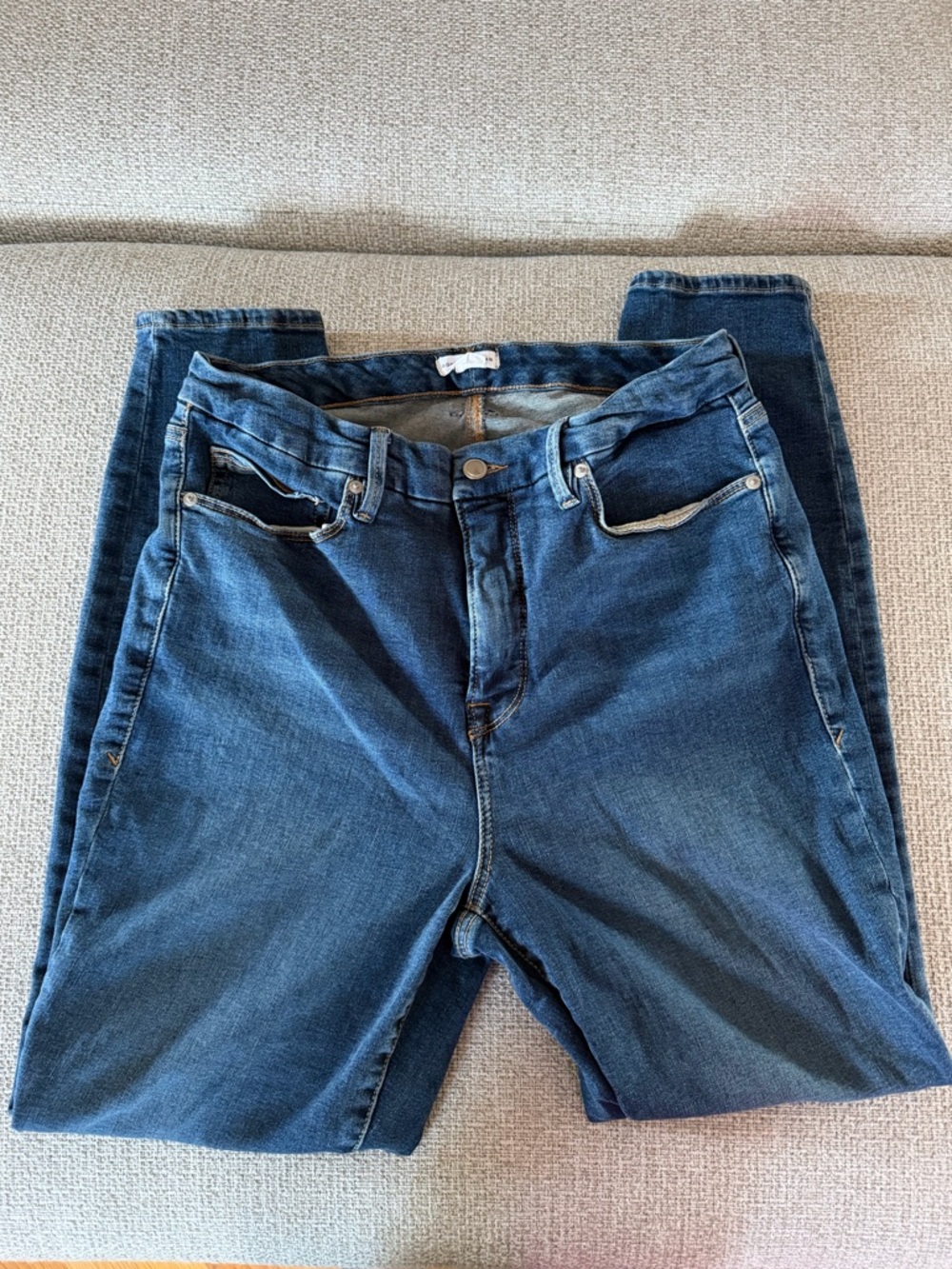 Good American Dark Blue Skinny Jeans